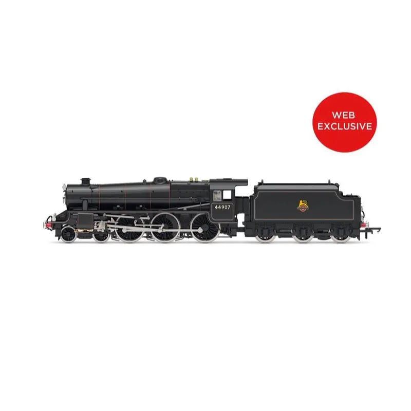 Hornby R30393 Br (Late) Stanier 5Mt Black 5 44907 Steam Locomotive 1