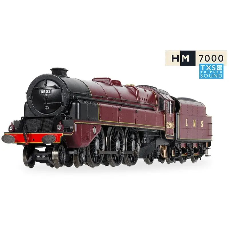 Hornby R30398txs Oo Lms Princess Royal Class Turbomotive 6202 Dcc Sound Fitted 1