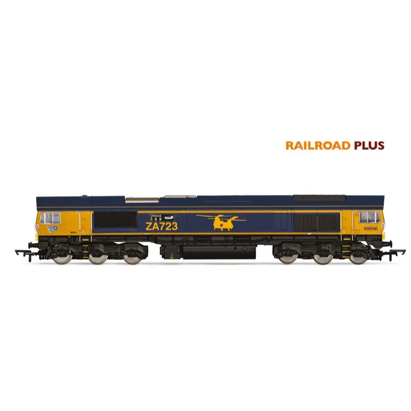 Hornby R30429 Oo Railroad Plus: Class 66 - Gbrf - Chinook 66723 Diesel Locomotive 1