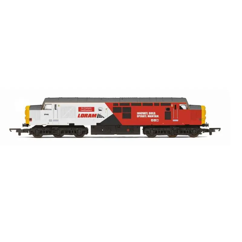 Hornby R30436txs Oo Railroad Loram Class 37 'An Comunn Gaidhealach' 37418 Dcc Sound Fitted 1