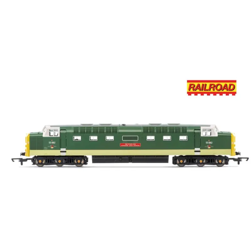 Hornby R30438 Oo Railroad: Class 55 - Br - 55002 The Kings Own Yorkshire Light Infantry Diesel Locomotive 1