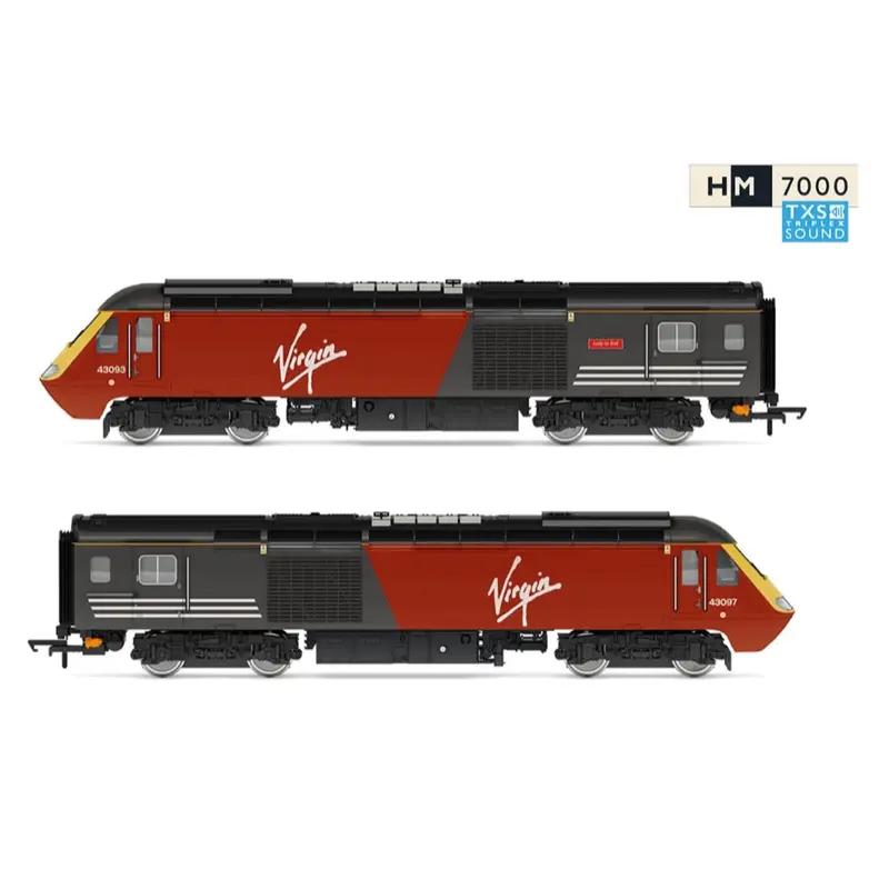 Hornby R30463txs Oo Virgin Class 43 Hst Lady In Red Locomotive Train Pack Dcc Sound Fitted 1