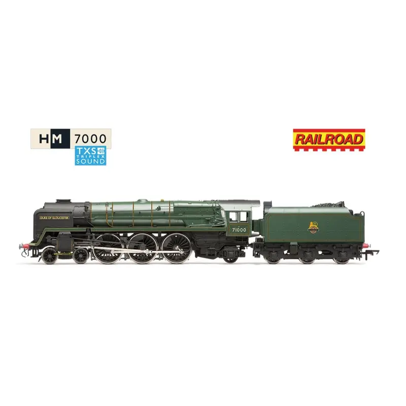 Hornby R30520txs Oo Railroad Br Class 08 Duke Of Gloucester '71000' Steam Locomotive Dcc Sound Fitted 1