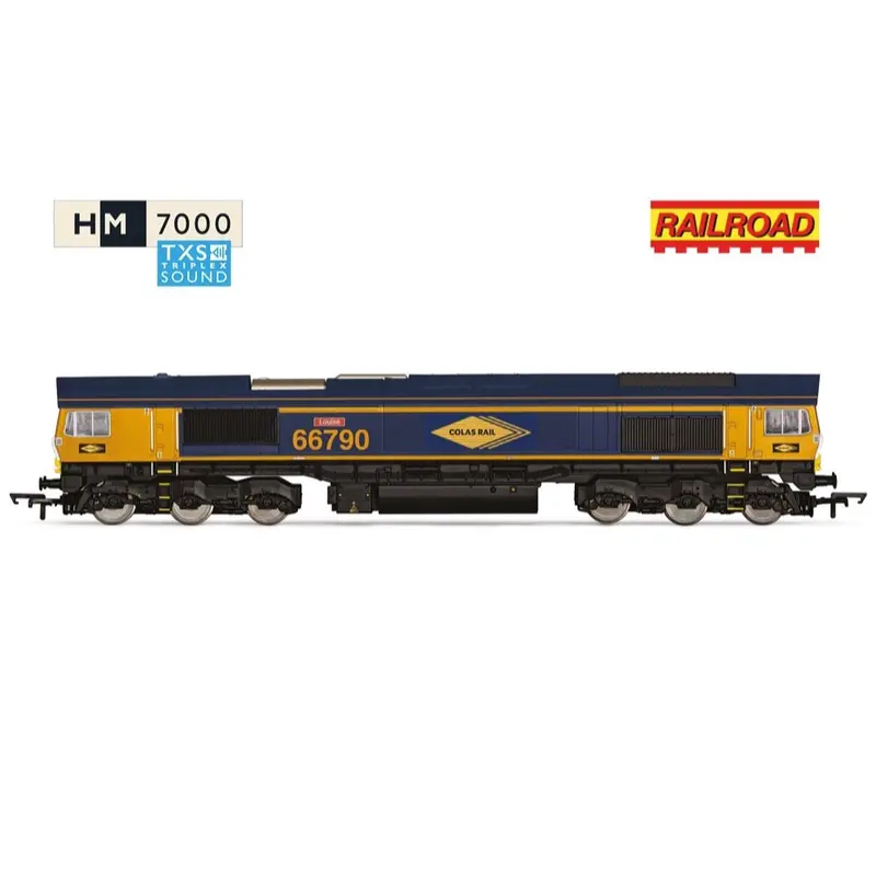 Hornby R30533txs Oo Railroad Colas Class 66 'Louise 66790' Dcc Sound Fitted 1