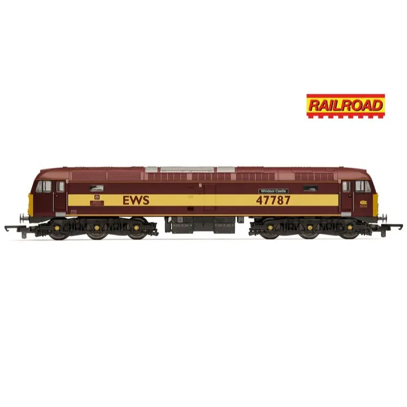 Hornby R30541 Oo Railroad Ews Class 47 'Windsor Castle' 47787 Locomotive 1