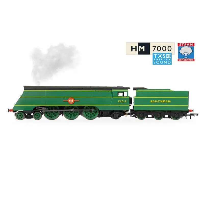 Hornby R30560ss Oo Sr Merchant Navy Class Cunard White Star Line 21C4 Steam Locomotive With Steam Generator & Dcc Sound Fitted 1