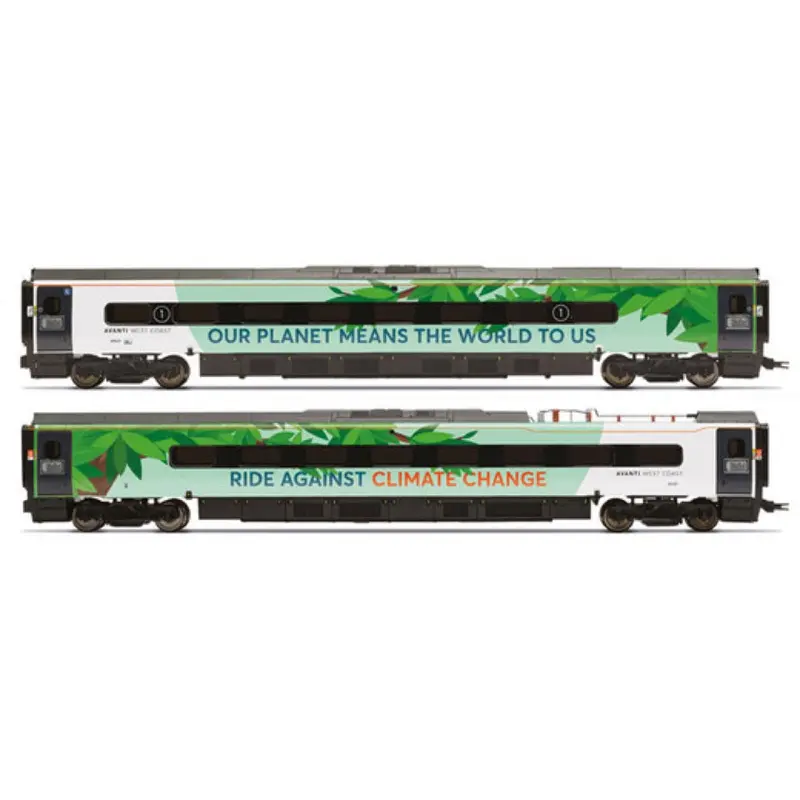 Hornby R40451 Oo Avanti West Coast - Class 390 - Cimate Change Livery - Coach Pack 1 1