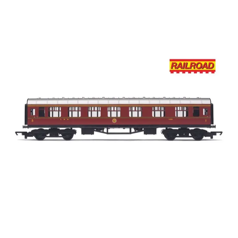 Hornby R4388 Oo Railroad: Lms - 4183 Composite Coach 1
