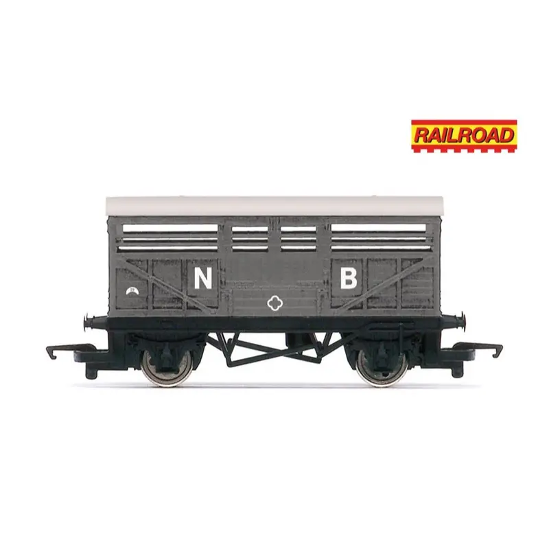 Hornby R60349 Oo Railroad Nb Cattle Wagon 1