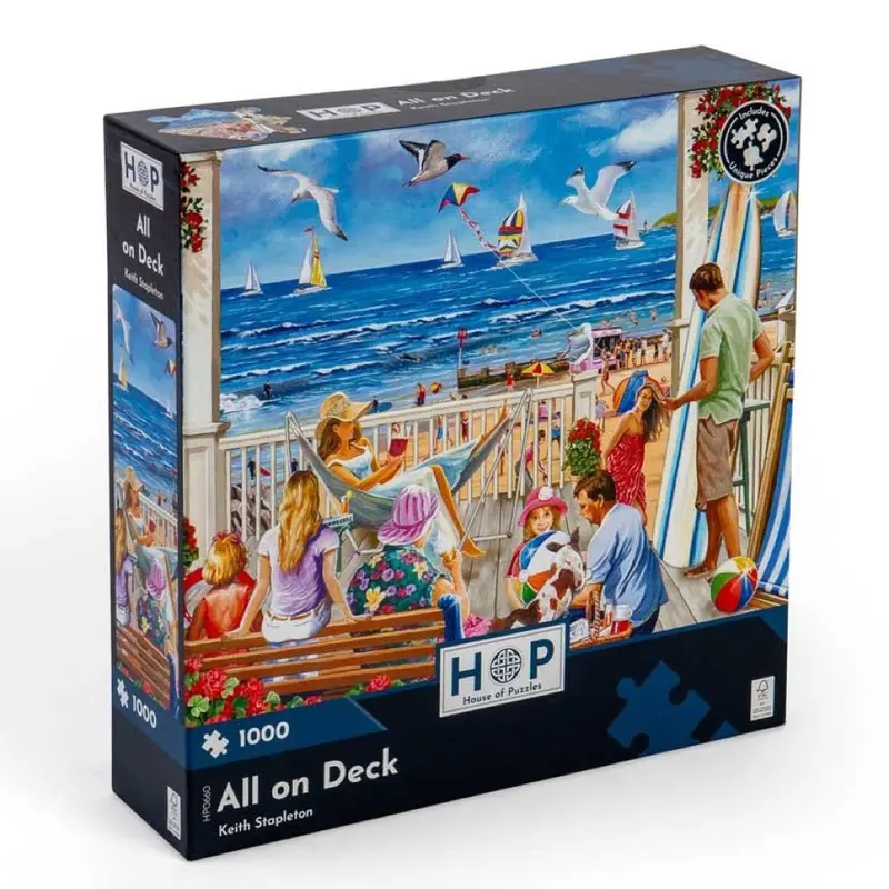 House Of Puzzles All On Deck 1000Pc Jigsaw Puzzle 1