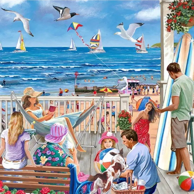 House Of Puzzles All On Deck 1000Pc Jigsaw Puzzle 2