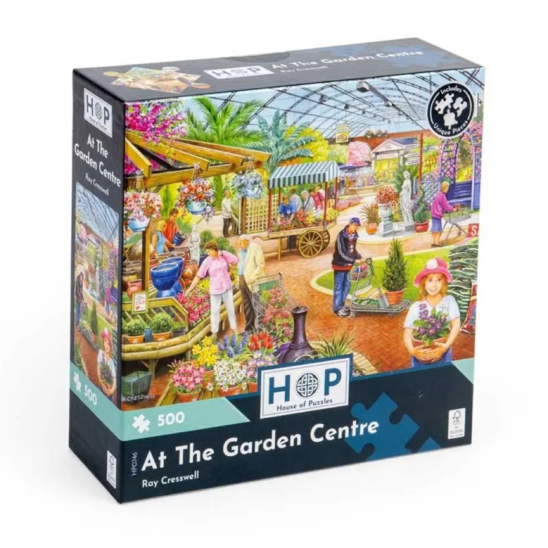 House Of Puzzles At The Garden Centre 500Pc Jigsaw Puzzle 1
