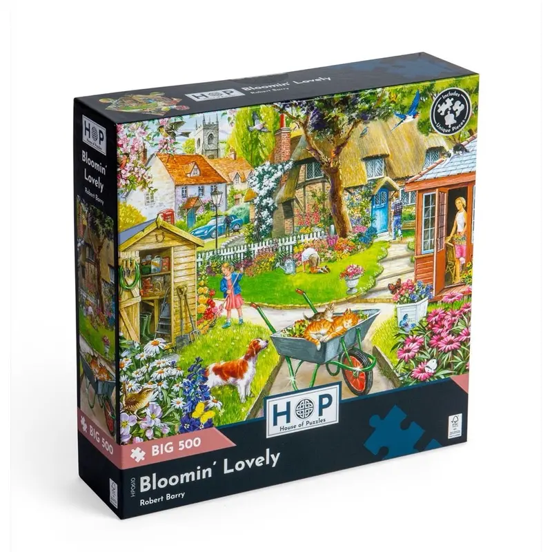 House Of Puzzles Bloomin Lovely Large Format 500Pc Jigsaw Puzzle 1
