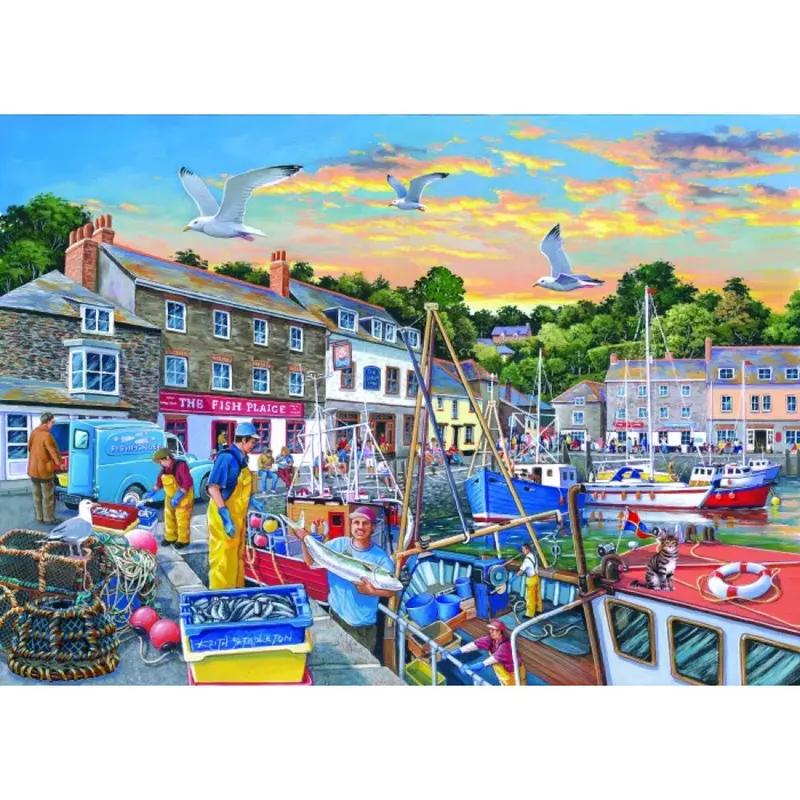 House Of Puzzles Catch Of The Day Large Format 500Pc Jigsaw Puzzle 1