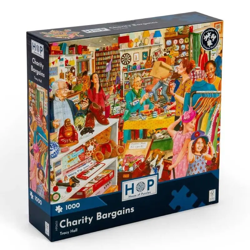 House Of Puzzles Charity Bargains 1000Pc Jigsaw Puzzle 1