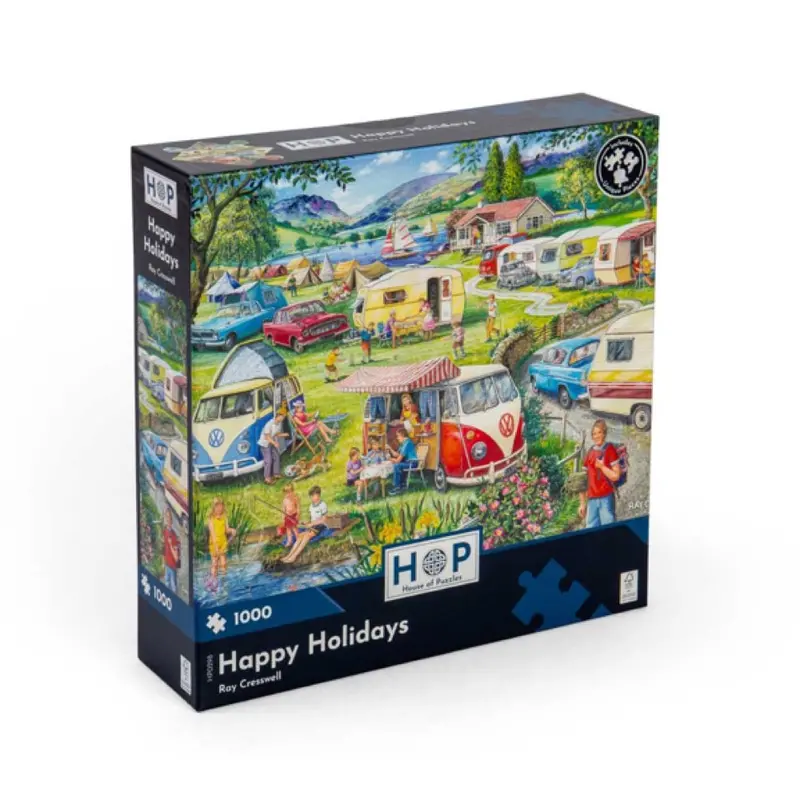 House Of Puzzles Happy Holidays 1000Pc Jigsaw Puzzle 1