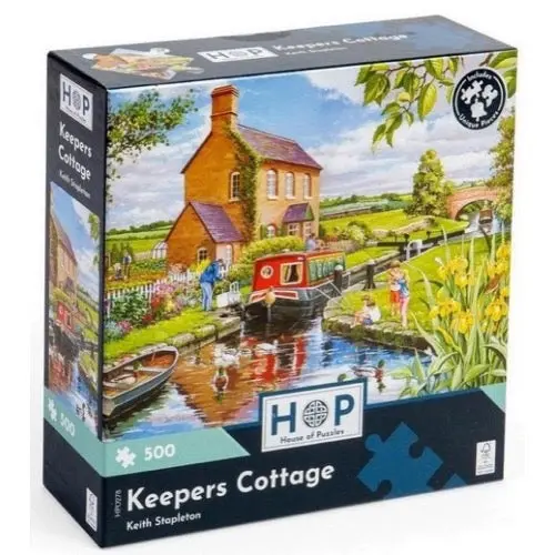 House Of Puzzles Keepers Cottage 500Pc Jigsaw Puzzle 1