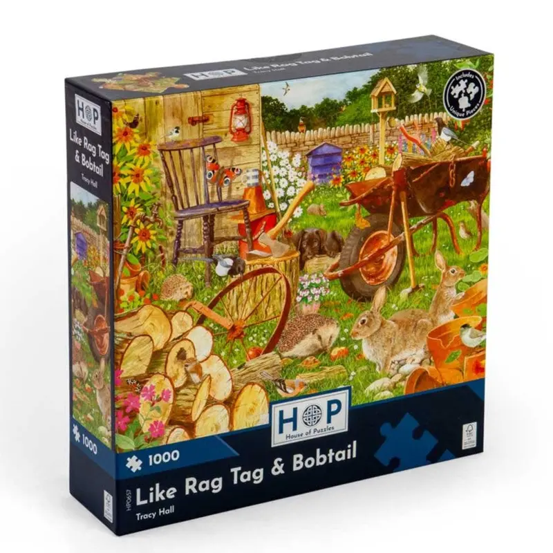 House Of Puzzles Like Rag Tag And Bobtail 1000Pc Jigsaw Puzzle 1