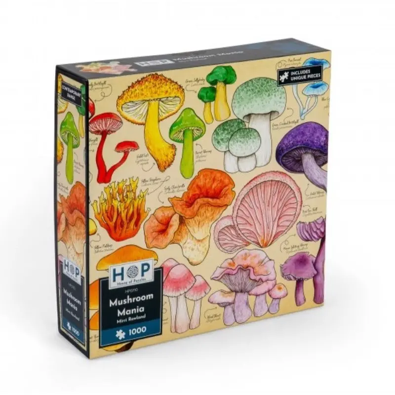 House Of Puzzles Mushroom Mania 1000Pc Jigsaw Puzzle 1