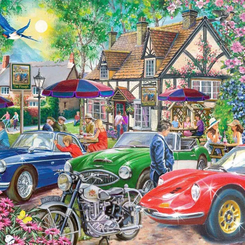 House Of Puzzles Plough Inn Large Format 500Pc Jigsaw Puzzle 1