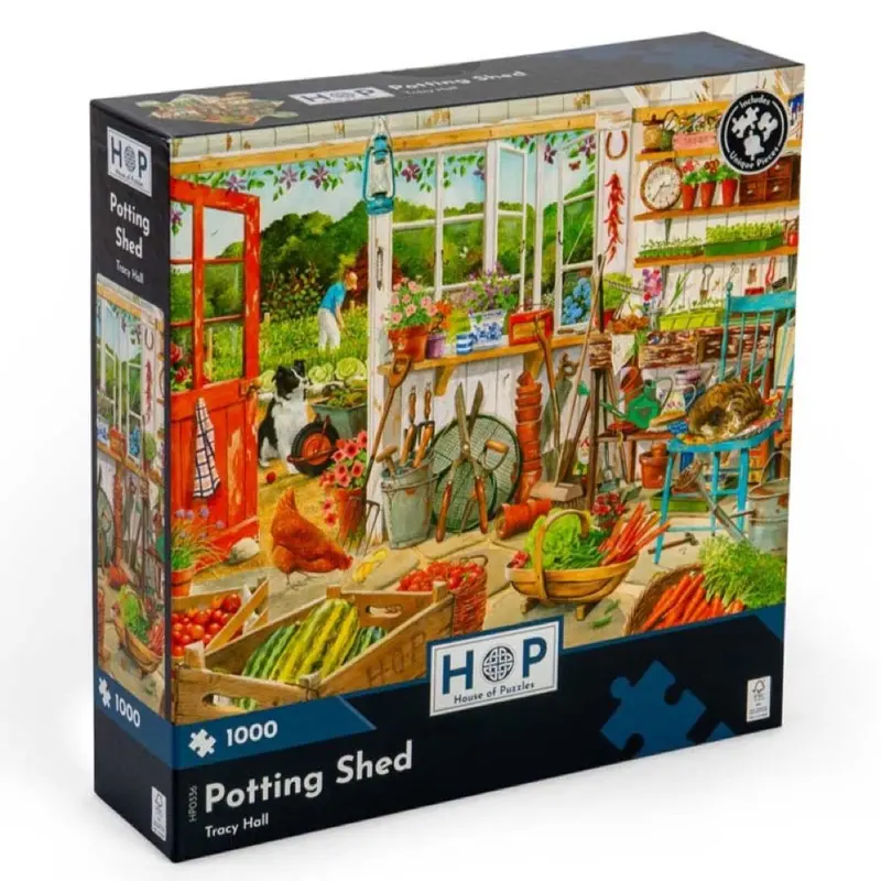 House Of Puzzles Potting Shed 1000Pc Jigsaw Puzzle 1