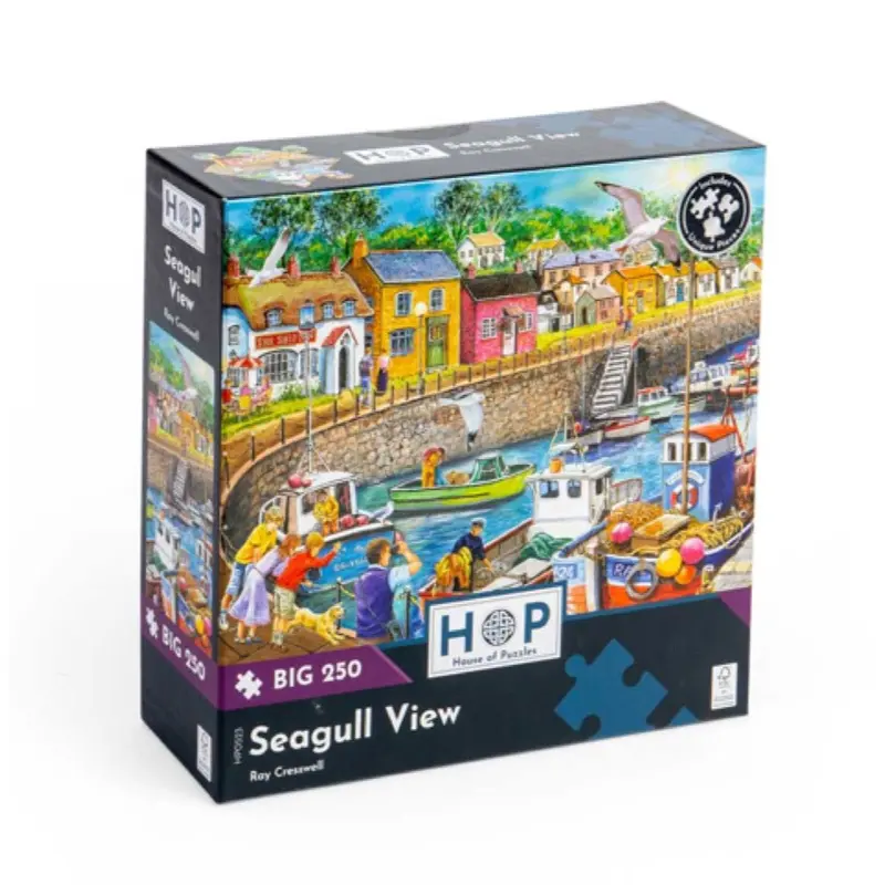 House Of Puzzles Seagull View Large Format 250Pc Jigsaw Puzzle 1