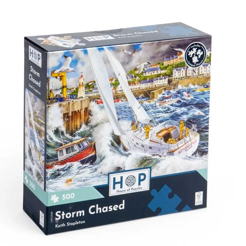 House Of Puzzles Storm Chased 500Pc Jigsaw Puzzle 1