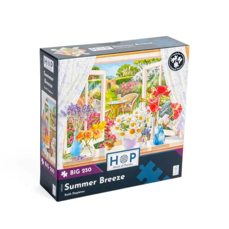 House Of Puzzles Summer Breeze Large Format 250Pc Jigsaw Puzzle 1