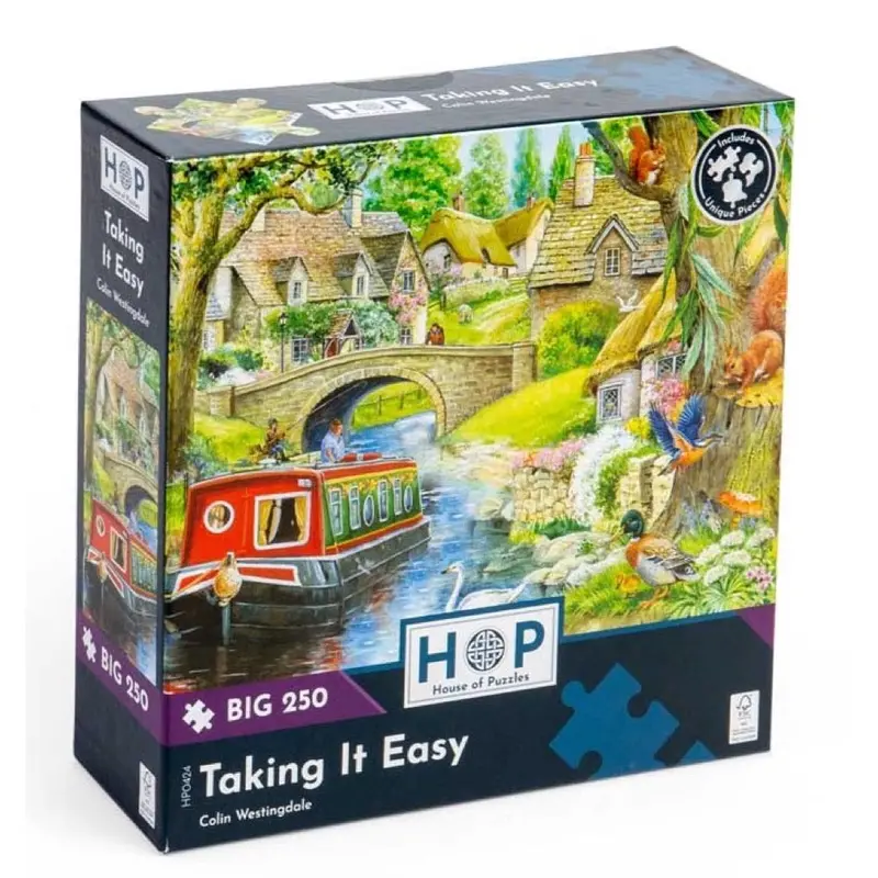 House Of Puzzles Taking It Easy Large Format 250Pc Jigsaw Puzzle 1