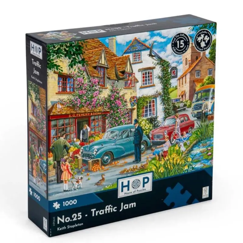 House Of Puzzles Traffic Jam Find The Difference 1000Pc Jigsaw Puzzle 1