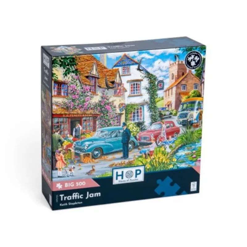 House Of Puzzles Traffic Jam Large Format 500Pc Jigsaw Puzzle 1
