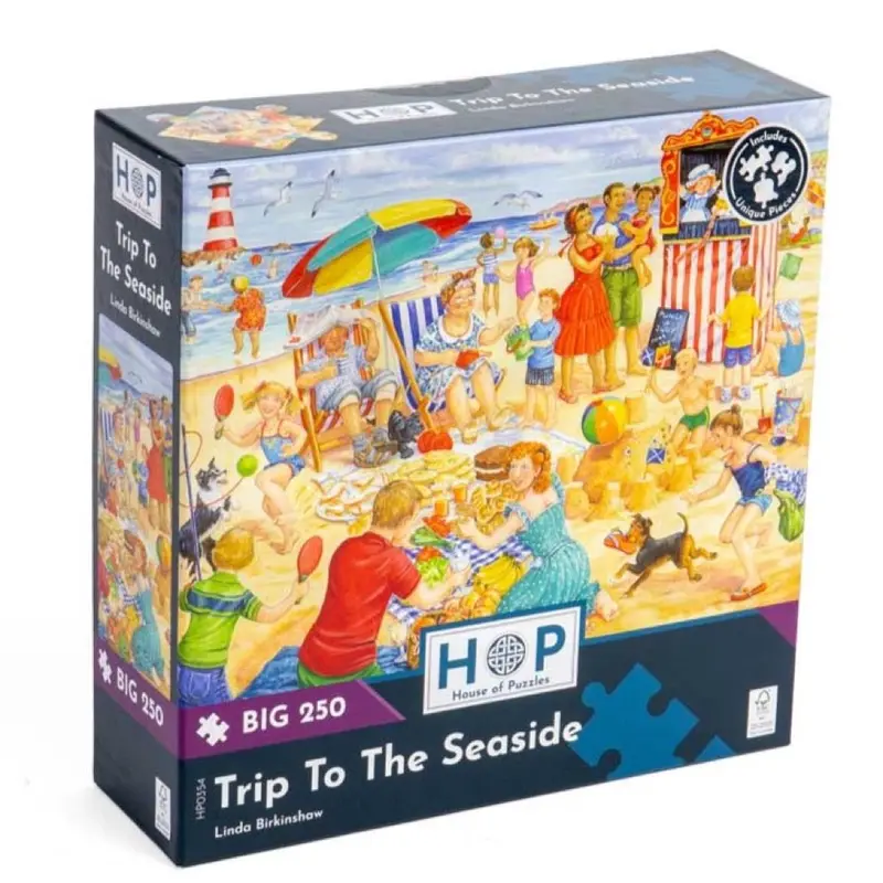 House Of Puzzles Trip To The Seaside Large Format 250Pc Jigsaw Puzzle 1
