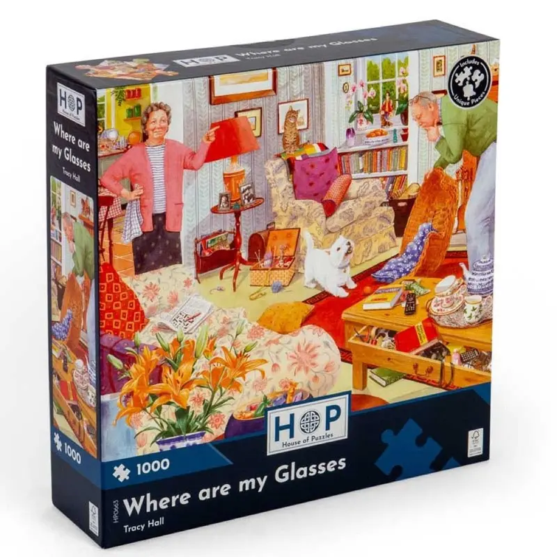 House Of Puzzles Where Are My Glasses 1000Pc Jigsaw Puzzle 1