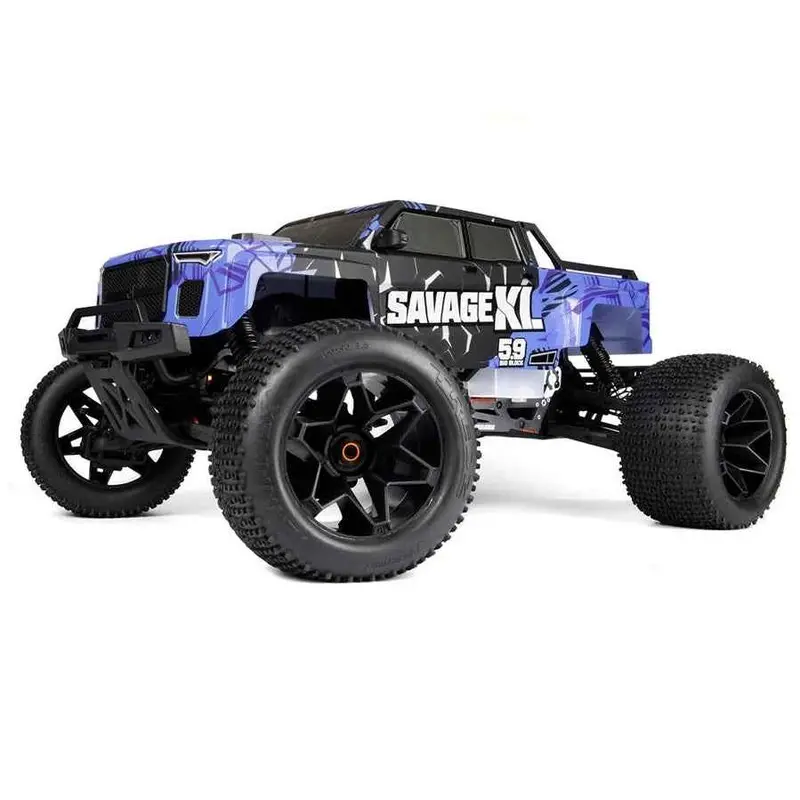 Hpi 1/8 Savage Xl 5.9 Gtxl-6 Nitro Rc Monster Truck (Blue) 160586 1