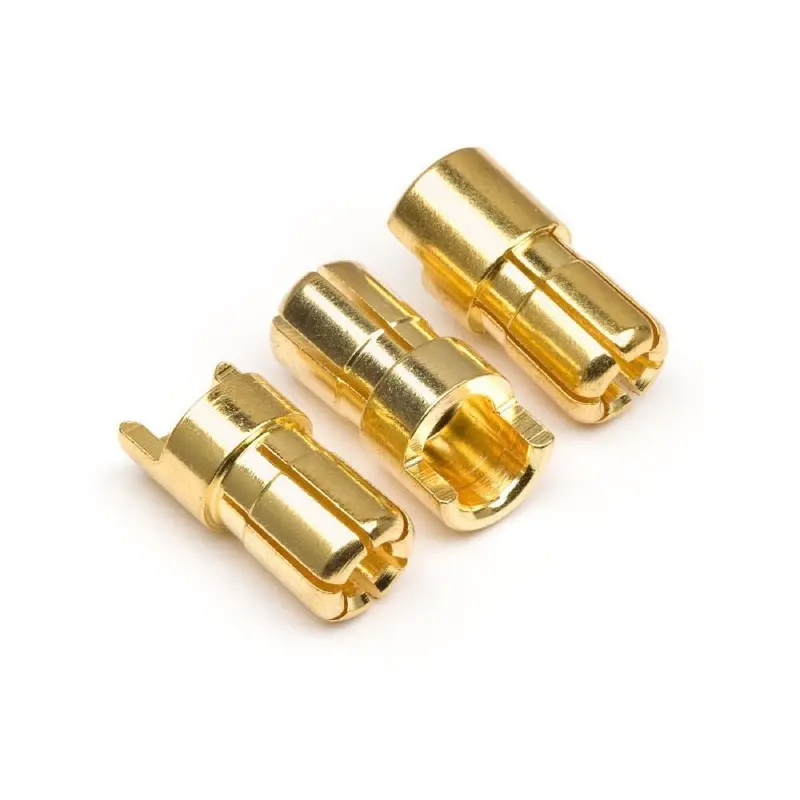 Hpi 101952 Male Gold Connectors (6.0Mm Dia) (3 Pcs) 1