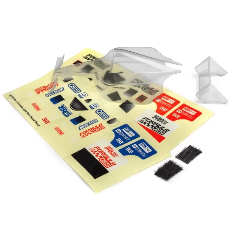 Hpi 116717 Formula Q32 Body And Wing Set (Clear) 1