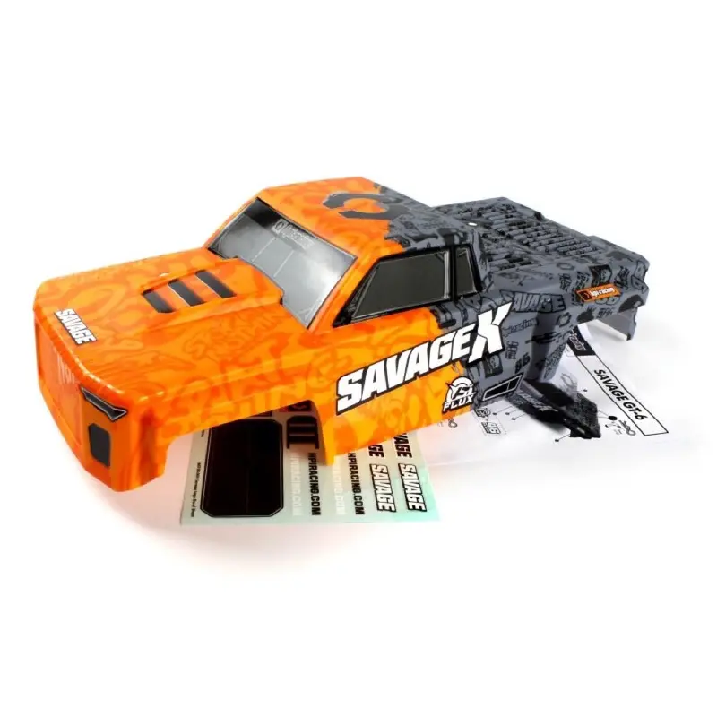 Hpi 160105 Gt-6 Sportcab Painted Truck Body (Orange/Grey) 1
