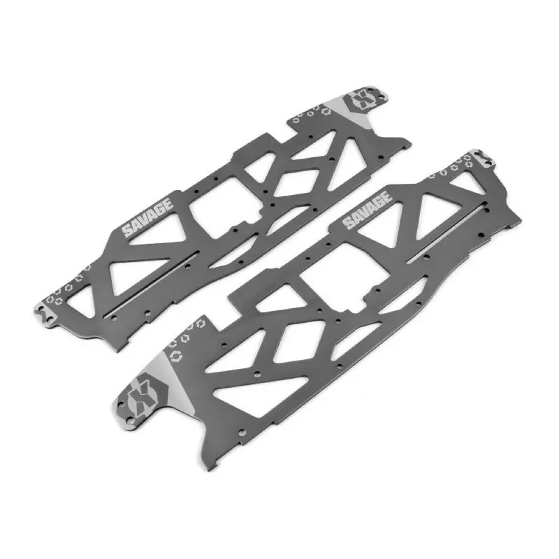 Hpi 160110 Tvp Chassis Set (Savage X Flux V2/Gunmetal) 1