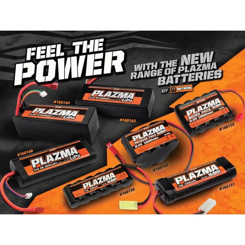 Hpi 160162 Plazma 11.1V 3200Mah 40C Lipo Battery Pack 35.52Wh 2
