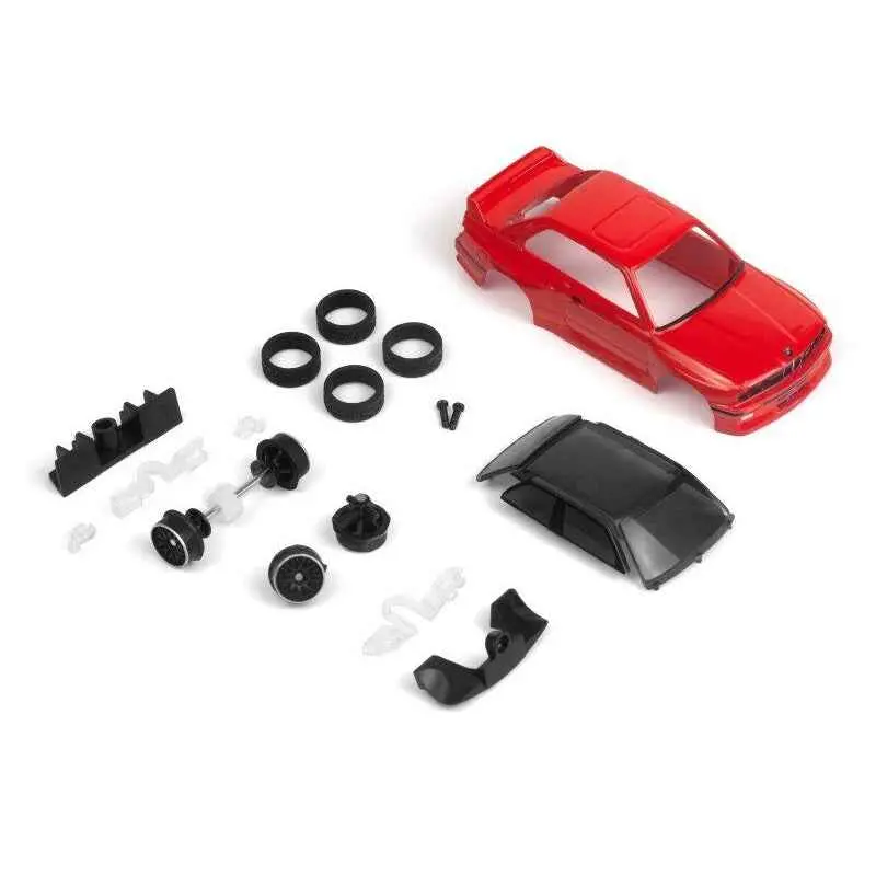 Hpi 160996 Nano-Ttr 1989 Bmw M3 E30 Ravaglia Red Painted Body Set 1