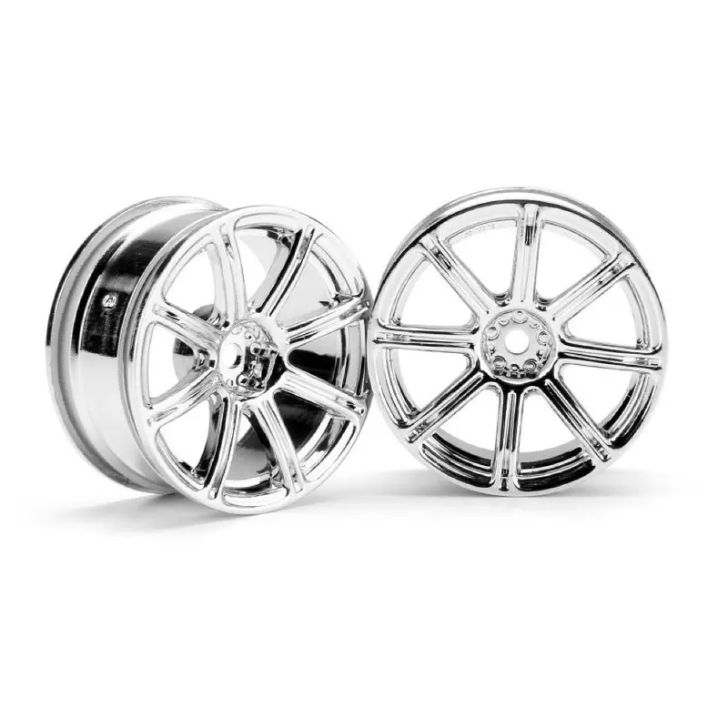 Hpi 3300 Work Emotion Xc8 Wheel 26Mm Chrome (3Mm Offset) 1