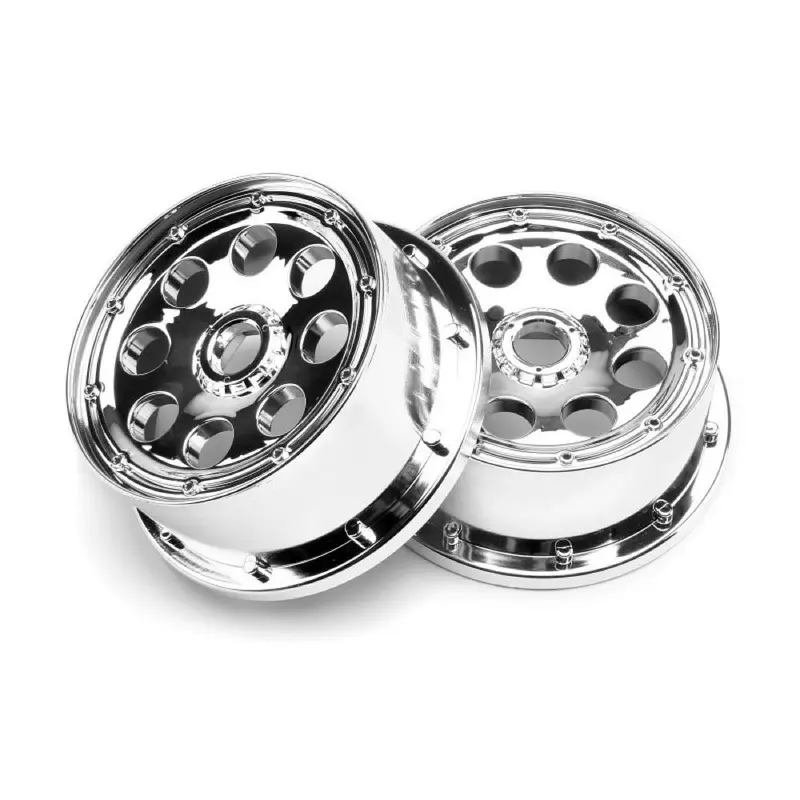 Hpi 3333 Outlaw Wheel/Chrome (120X60-4Mm Offset/2Pcs) 2