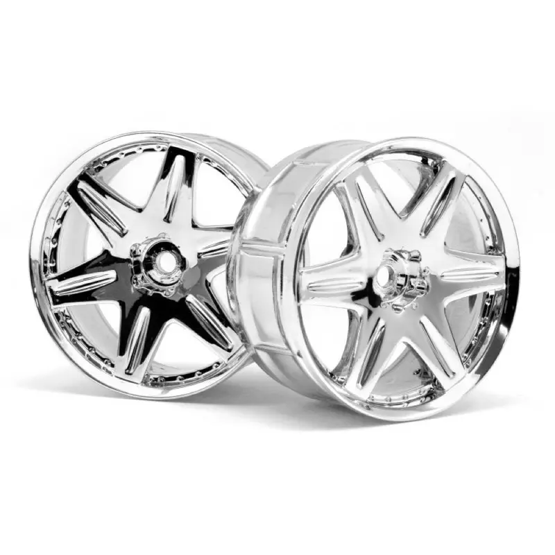Hpi 3344 Lp32 Wheel Work Ls406 Chrome (2Pcs) 1