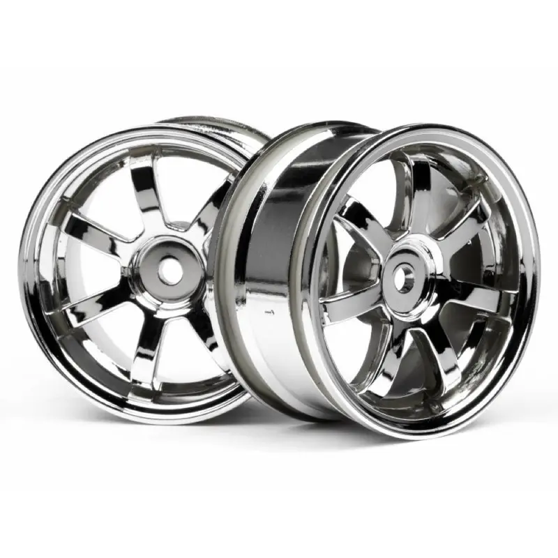 Hpi 3574 Mag7 Wheels 26Mm Chrome (0Mm Off Set) 1