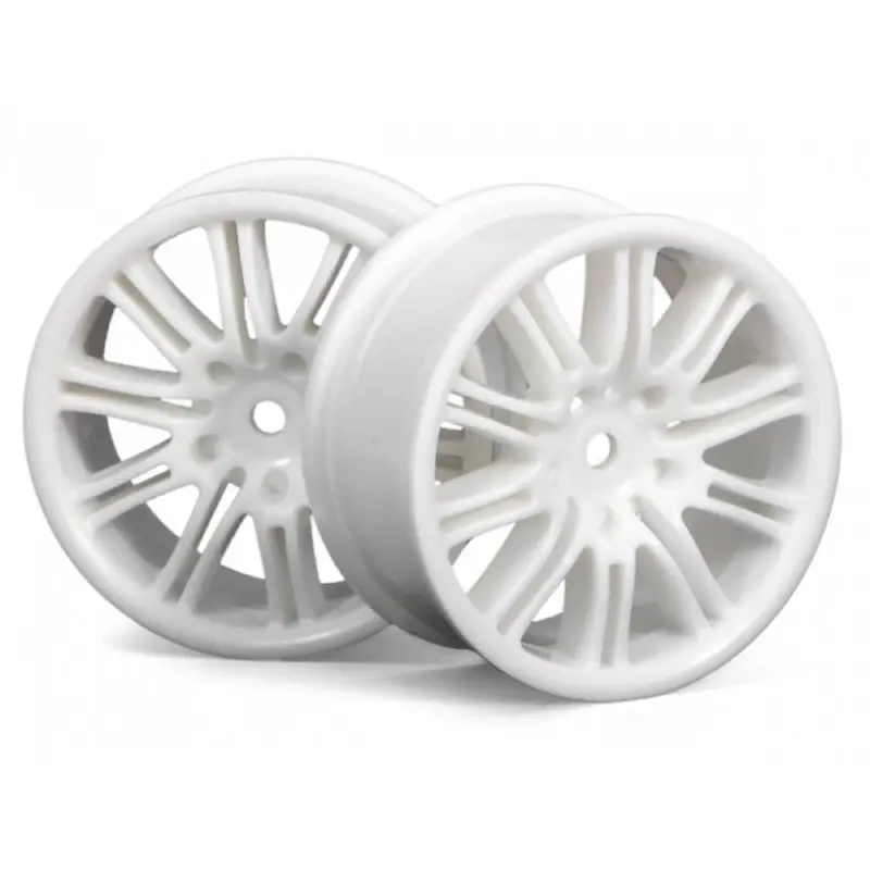 Hpi 3770 10 Spoke Motor Sport Wheel 26Mm White 1