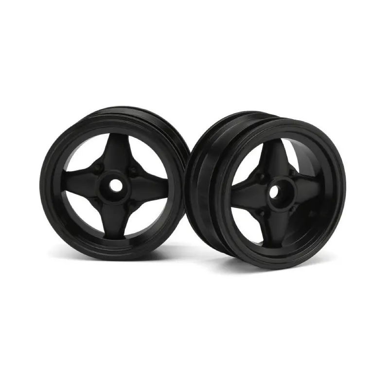 Hpi 3901 Mx60 4 Spoke Wheel Black (0Mm Offset/2Pcs) 1