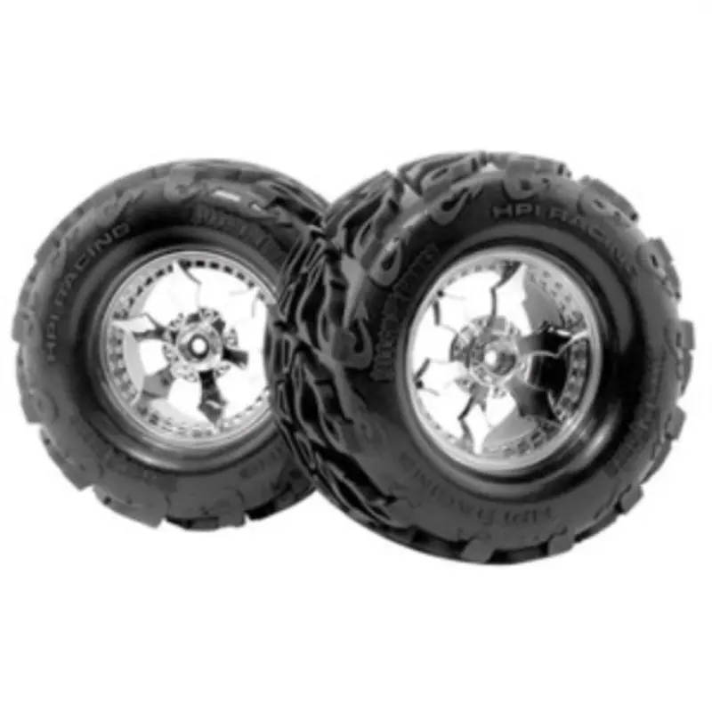 Hpi 4732 Mounted Pitch Forks Tire 1
