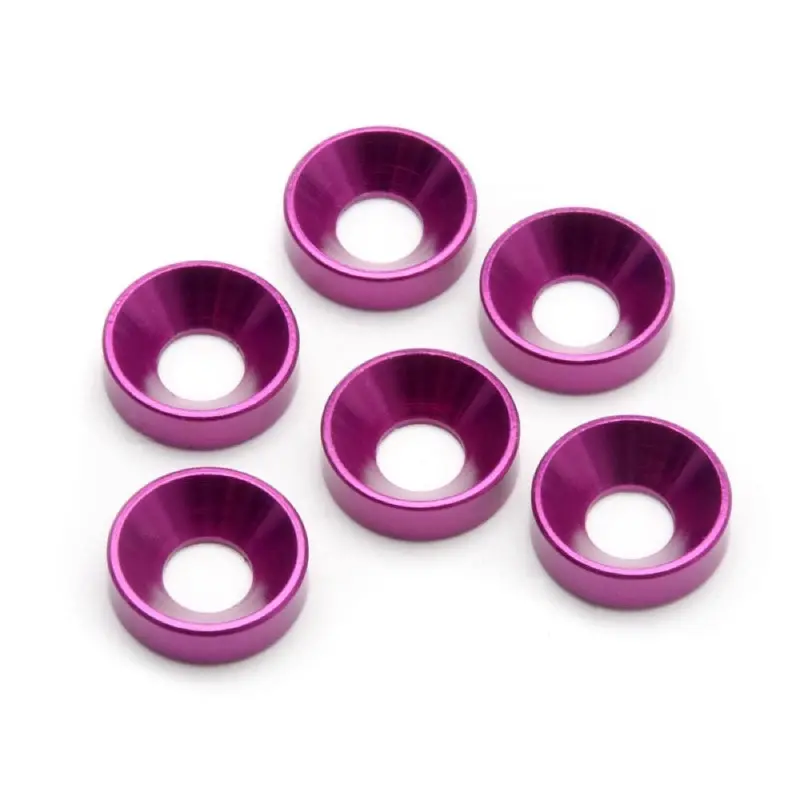 Hpi 86576 Cone Washer 7X3x2mm (6Pcs) 1