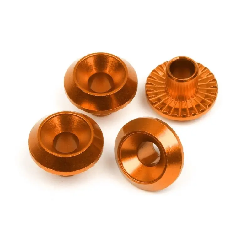 Hpi 86986 Wheel Washer (Orange/4Pcs) 1