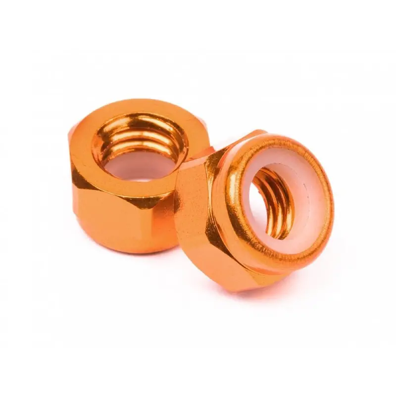 Hpi 95864 Aluminum Lock Nut M5 (Orange/10Pcs) 1